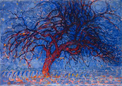 Árvore vermelha de Piet Mondrian